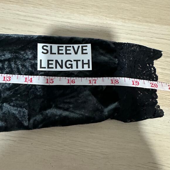 Kimchi Blue Ryder Crushed Velvet Y2K Dark Fairycore Feminine Goth Mini Dress L - Picture 11 of 14